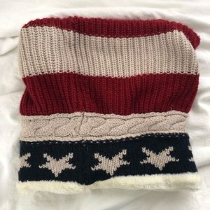 Urban Outfitters American Flag Infinity Scarf